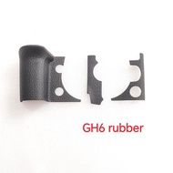 New for Panasonic GH6 Camera Body Rubber Hands Grip Side and Back Rubber for LUMIX DC-GH6 DC-GH6GK P