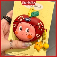 3D Red Apple AirPods Case For Apple AirPods 4 For AirPods Pro 2 Cute Silicone Protective Cover Earph