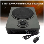 600W Portable Car Audio System 8/10 Inch Ultra-thin Seat Subwoofer 12V Aluminum Alloy Car Speaker 24