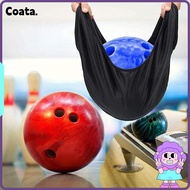 COATA Bowling Carry Bag, Black Color Super Soft Microfiber Bowling Ball Cleaning Bag, Storage Bag Bo