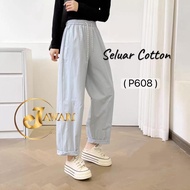 JAWARI Seluar Perempuan Kaki Lipat Bawah (P608) Ladies Pants Cotton
