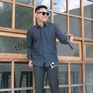 KEMEJA PREMIUM LONG-SLEEVED MEN'S BALAK NDOL MOTIF BATIK SHIRT || HAMZAH PREMIUM BATIK