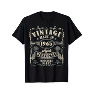 Vintage 60th Birthday Decorations Men Funny 1965 60 Birthday T-shirt