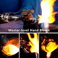 Handblown Crystal Martini Glasses Set of 4-9.5 oz Coupe Glass Set with Stem - Elegant Cocktail Glass