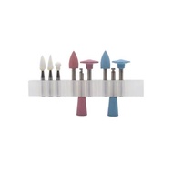Dental composite polishing enhance bur rubber composite polish white blue pink point cone flame cup 