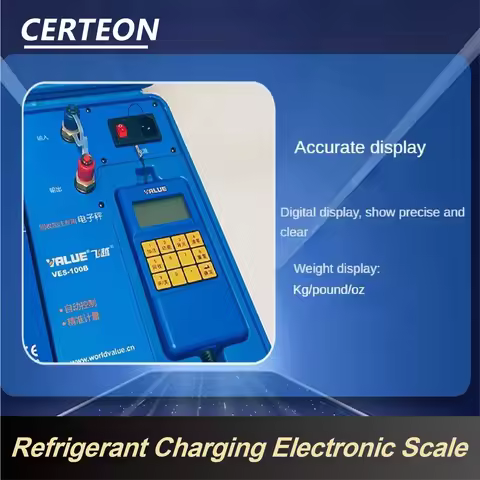 VES-50A 50B 100A 100B Refrigerant Charging Scale Digital Refrigerant Scale HVAC Refrigerant Scale 50
