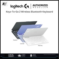 Logitech Keys-to-Go | Keys-To-Go 2 Portable Bluetooth Keyboard Built-in Cover for Windows, Android, 