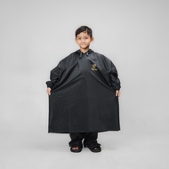 SULTAN Jas Hujan Anak Setelan Jaket Celana Motor Bahan Tebal PVC Mantol Warna Hijau Army