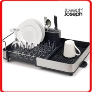 Joseph Joseph Dish rack with Drainer, Stainless Steel/Black