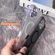 With AI Camera Button All-Inclusive Suitable for Apple 16promax Phone Case iPhone17pro Transparent F