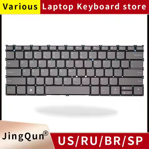 Replacement US/RU Laptop Keyboard For Lenovo ThinkBook 13x G2 IAP yoga air 13s carbon Yoga Slim 7 Ca