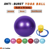 Yoga Ball  PVC Eco Friendly Yoga Ball Health and Fitness Anti-Burst Gym Yoga Ball With Pump Yoga Bal