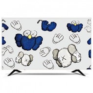 Fashion Kaws Dust Cover TV Cover 32 Inches TV Cover 43 Inches 50 Inches 55 Inches 65 Inches Household Dust Cover Cloth TV Dust Cover Home Appliance