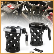 breeze Motorcycle Cup Holder 360° Rotatable Drink Cup Holder Wear Resistant Bottle Mesh Basket Compa