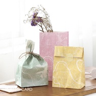 Small fresh creative hand-painted gift wrap storage bag paper bag gift bag paper bag new year Spring