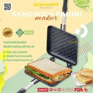 ALAT PANGGANG SANDWICH PANINI MAKER GOHAPPY BREAD TOASTER STEAK GRILL - MYOSOTIS7