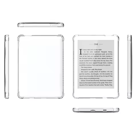 Anti-fall 7.8 Inch E-Reader Case Wear Resistant Shockproof Protective Cover TPU Transparent Clear Ba
