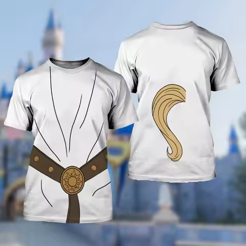 2026 Disney Maximus Horse Costume T-Shirt, Tangled Cosplay Costume Tee, Princess Movie All Over Prin