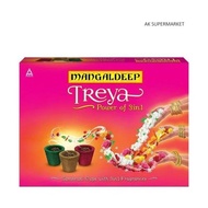 Mangaldeep Treya Power of 3 In 1 Sambrani Cups 9pcs