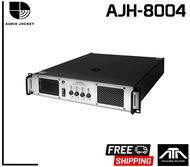 A&J AJH8004 AJH-8004 Class-H Amplifier 800W 4-Channels มีครอสโอเวอร์ในตัว เพาเวอร์แอมป์ 4 แชลแนล คลา