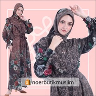 Hikmat Fashion Original A6685 Abaya Hikmat  noerbutikmuslim Gamis