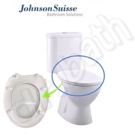 Johnson Suisse Luton Heavy Duty Toilet Seat Cover (White)
