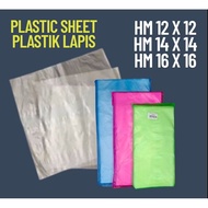 ( 12x12/14x14 /16x16 ) 400gm / 500gm  HM Plastic Sheet/ Plastik Lapis/Plastik bungkus/Transparent Pl