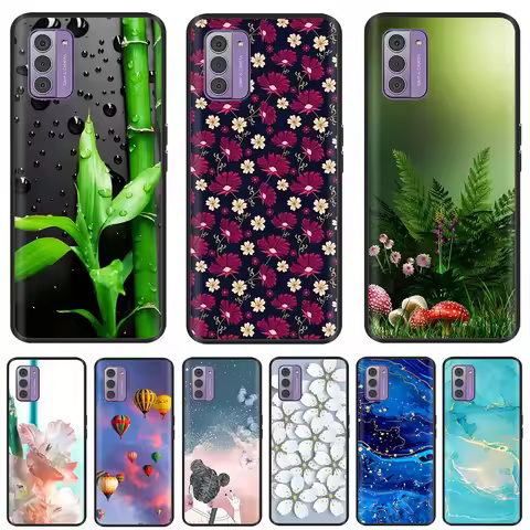 For Nokia G42 5G Case 6.56inch Daisy Ginkgo Painted Soft Silicone Phone Back Cover Cases For Nokia G
