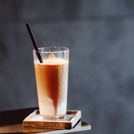 Honeycomb Pattern Iced Latte Coffee Cup Restaurant Coffee Shop Glass Cup Household Water Cup Beer Cu