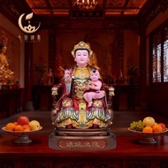 Resin Witch Thread Colorful Injection Raw Empress Real Body Give Child Empress Statue Household Wors