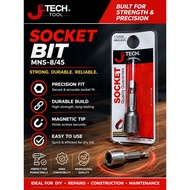 J TECH 8MM x 45mm/65mm MAGNETIC SOCKET BIT HEX,KEPALA SCREW,KEPALA SOCKET,NUT SOCKET