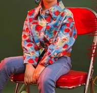 Retro Hong Kong Style Performance Clothes for Girls Kindergarten Performance Photography Vintage 80s