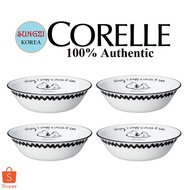 CORELLE X PEANUTS Serving Bowl 21.6cm X 6.3cm 1L 4 Piece Set Snoopy Edition