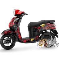 FAzio Full Body Sticker Decal Full Body Motor Fazzio Striping Sticker Motor Fazio Full Body - Grafit