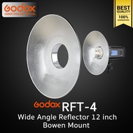 Godox Reflector RFT-4 Wide Angle Reflector 12 Inch ( 30.5cm.) - Bowen Mount / Godox Thailand