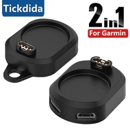 Charger for Garmin Smartwatch Adapter Charging Converter Connector for Garmin Fenix 8 9 7 7X 6X Fore