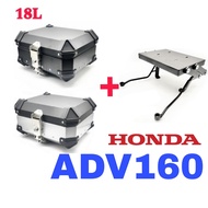 Monorack Adjustable RAPIDO Box Alloy 18L Aluminum Honda ADV160 ADV 160 Accessories Motor Besi Heavy 