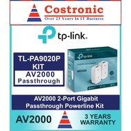 TP-LINK TL-PA9020P KIT AV2000 2-PORT GIGABIT PASSTHROUGH POWERLINE STARTER KIT