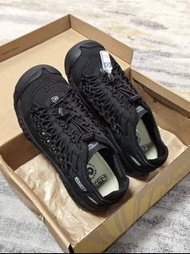 🌈全新正品Keen Uneek nxis 減震耐磨防滑低幫編制厚底涼鞋 男女同款 黑色