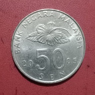 Koin manca Malaysia 50 Sen TP1bk