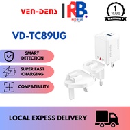 VEN-DENS SP-TC89UG External USB  A + Type C Fast Charger - 36W PD Charging Adapter