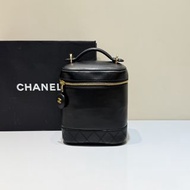 Chanel Vintage 黑金化妝包