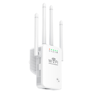 ตัวขยายสัญญาณ wifi repeater ขยายเครือข่ายไร้สาย 2.4G -5G 1 วินาที ความเร็วในการถ่ายโอน 4200Mbps(ขยาย