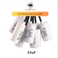 Start Capacitor 35uF 450V CBB60 SENJU White