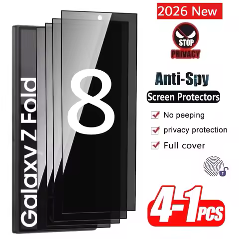 4-1Pcs 9H Anti-Spy Screen Protector Film for Samsung Galaxy Z Fold 8 Ultra Wide 7 6 5 4 3 2 Privacy 
