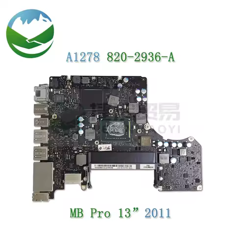 Tested Laptop A1278 Motherboard 820-2936-A 820-2936-B for Apple MacBook Pro 13 " A1278 Logic Board E