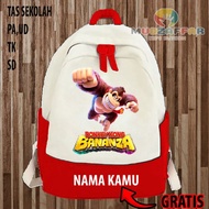 DONKEY KONG BANANZA CHILDREN'S BACKPACK DONKEY KONG BANANZA MAIN SCHOOL BAG