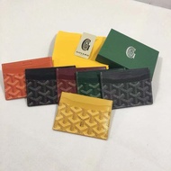 Goyard กระเป๋าเก็บบัตร Gao Yade ของแท้กระเป๋าเก็บบัตรฟันสุนัขกระเป๋าเก็บบัตรกระเป๋าเก็บบัตรธุรกิจข้ามพรมแดนรุ่นอีคอมเมิร์ชกระเป๋าเก็บบัตรบางเฉียบ