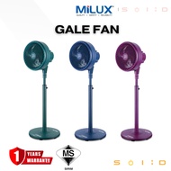 Milux Gale Stand Fan - MGF-10 (Green/Blue/Velvet)