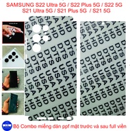 COMBO DÁN PPF JAPAN Full máy cho SAMSUNG S23 Ultra 5G / S23 Plus 5G / S23 5G/S22ultra 5g/s22plus 5g/